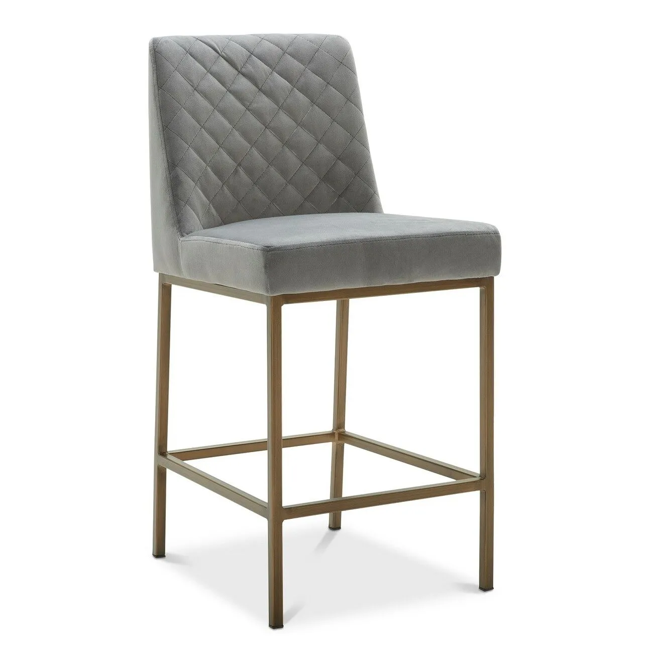Полубарный стул Cambridge Grey Velvet