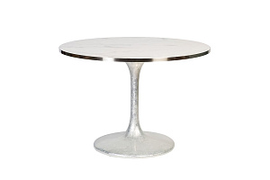 Стол обеденный Misty White d110*75,5см 33FS-21009STOL/OB