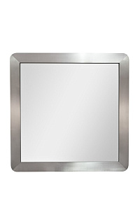58DB-04803 Зеркало рама нерж.сталь/мат.никель 110*110*7,5см купить по цене 64&nbsp;480  руб.