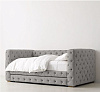Купить Кровать детская с дополнительным спальным местом Tribeka Tufted по цене 156 300  руб.