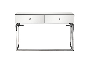 KFG075 Консоль зеркальная с двумя ящиками 120*35*77см купить по цене 56&nbsp;560  руб.