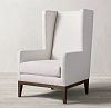 Купить Мягкое кресло Draper Wingback по цене 113 800  руб.