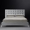 Купить Кровать двуспальная с изголовьем Italia Panel Box-Tufted по цене 155 800  руб.