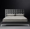 Купить Кровать двуспальная с изголовьем Italia Panel Box-Tufted по цене 155 800  руб.