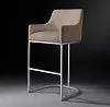 Купить Барный стул Emery Curved-Back Track Polished по цене 50 000  руб.