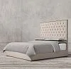 Купить Кровать двуспальная с мягким изголовьем Adler Diamond-Tufted по цене 101 900  руб.